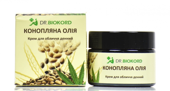 Krem do Twarzy na Dzień z Olejem Konopnym, Dr.Biokord, 100% Naturalny