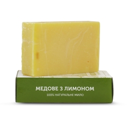 Натуральное мыло ручной работы с мёдом и лимоном, Яка, 75 г