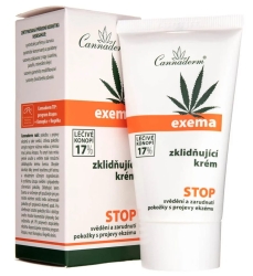 Крем для зудящей, чувствительной кожи с экземой Exema, Cannaderm, 50g
