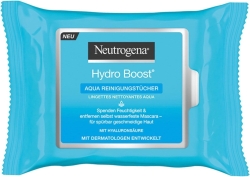 Очищающие увлажняющие салфетки для лица Hydro Boost Aqua, Neutrogena, 25 шт.