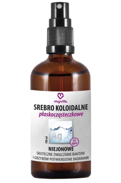 Colloidal Silver Nonionic 50 ppm, MyVita, 100 ml