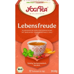 Ajurwedyjskia Herbata Ziołowa Radość Życia, Yogi Tea, 17 torebek (30,6g)
