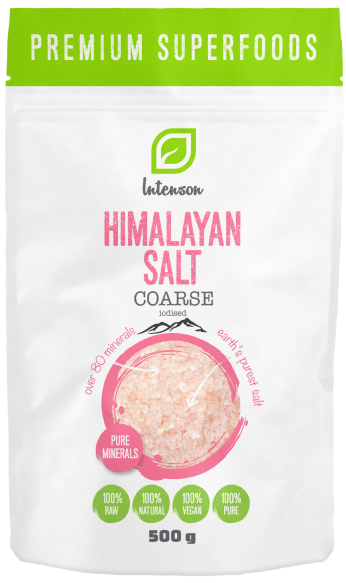 Sól Himalajska Jodowana Gruba, Intenson, 500 g