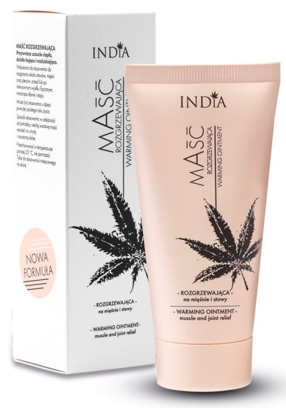 Maść Rozgrzewająca, India Cosmetics, 50 ml  - KRÓTKA DATA