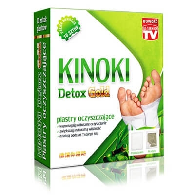 Plastry Oczyszczające KINOKI Detox Gold, 10 sztuk