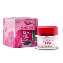 Крем для лица ночной с розовой водой, Rose of Bulgaria, 50мл