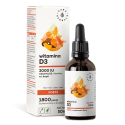 Vitamin D3 Forte 2000IU MCT-Oil, Drops, Aura Herbals, 50ml