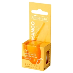 Balsam do ust + Maska na noc 2w1 Mango Mania, BIELENDA Lip Care