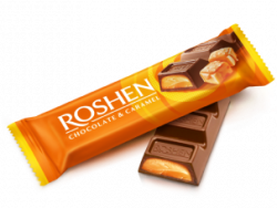 Батончик Roshen с карамельной начинкой, 30 г