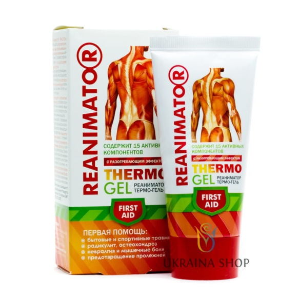 Żel Rozgrzewający Reanimator Thermo Gel, Skręcenia, Reumatyzm