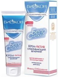 Крем-Актив для Лица Отбеливающий Вечерний, Биокон