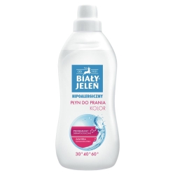 Płyn do prania tkanin kolorowych, Biały Jeleń, 1000ml