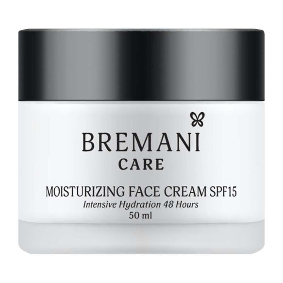 Nawilżający Krem do Twarzy SPF15, Bremani Care