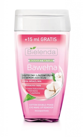 Bielenda Bio Plantacja Bawełna Płyn do demakijażu oczu 2-fazowy&amp;  125ml