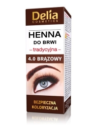 Delia Henna do brwi - tradycyjna 4.0 Brązowy 2g