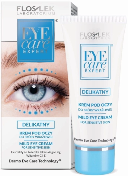 Floslek EYE CARE EXPERT® Delikatny krem pod oczy do skóry wrażliwej 30 ml