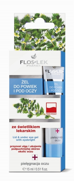 Floslek Żel do powiek i pod oczy ze świetlikiem lekarskim 15 ml