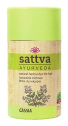 Henna Cassia, Naturalna Ziołowa Farba do Włosów, Sattva, 150g