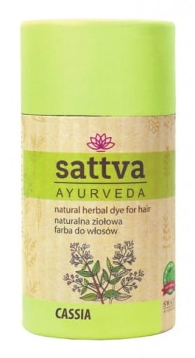 Henna Cassia, Naturalna Ziołowa Farba do Włosów, Sattva, 150g