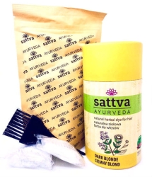 Henna Ciemny Blond, Naturalna Ziołowa Farba do Włosów, Sattva