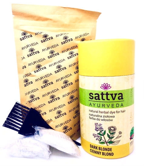 Henna Ciemny Blond, Naturalna Ziołowa Farba do Włosów, Sattva