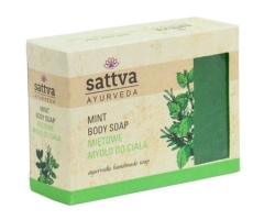 Miętowe Naturalne Mydło Glicerynowe Sattva, 125g