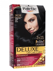 Palette Deluxe Farba do włosów permanentna nr 1-1 (909) Granatowa Czerń  1op.