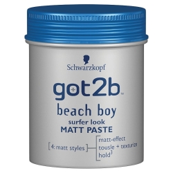 Schwarzkopf Got2b Beach Boy Pasta modelująca matująca  100ml