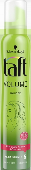 Schwarzkopf Taft Volume 2-Day Pianka do włosów mega mocna 200ml