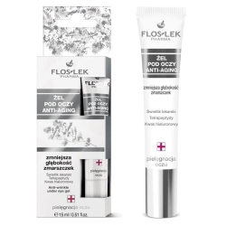Floslek Żel pod oczy anti-aging ze świetlikiem i peptydami 15 ml
