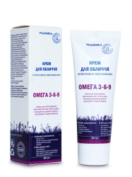 Крем для лица Интенсивное увлажнение серия Omega 3-6-9 Pharmea, 60 мл