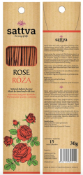 Róża - Kadzidełka Naturalne, Sattva Incense, 30g