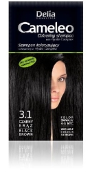 Delia Cosmetics Cameleo Szampon koloryzujący 3.1 czarny brąz