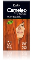 Delia Cosmetics Cameleo Szampon koloryzujący 7.4 Rudy  1szt