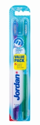 Jordan Szczoteczka do zębów DUO Target Teeth & Gums soft  mix kolorów 1 op-2szt