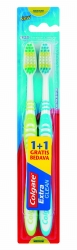 Colgate Szczoteczka DUO Extra Clean Średnia - mix kolorów 1 op.-2szt