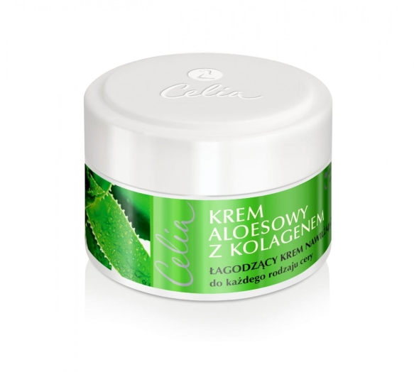 Celia Krem aloesowy z kolagenem łagodząco-nawilżający  50ml