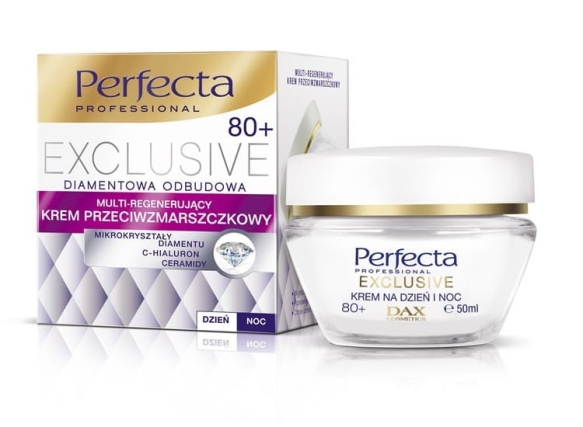 Dax Perfecta Exclusive 80+ Krem przeciwzmarszczkowy multi regenerujący na dzień i noc  50ml