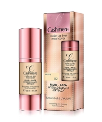 Dax Cosmetics Cashmere Fluid -baza wygładzająco-kryjąca nr 02 Nude  30ml