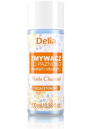 Delia Cosmetics Zmywacz do paznokci sztucznych i naturalnych bezacetonowy  100 ml