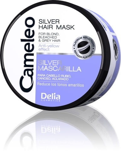 Delia Cosmetics Cameleo Silver Maska do włosów przeciw żółtym odcieniom  200ml