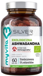 Ashwagandha BIO KSM-66 SILVER PURE 100%, Myvita