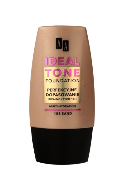 AA Make Up Ideal Tone Podkład "Perfekcyjne Dopasowanie" nr 105 sand  30ml