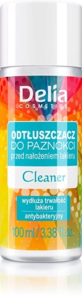 Delia Cosmetics Odtłuszczacz do paznokci - Cleaner  100ml