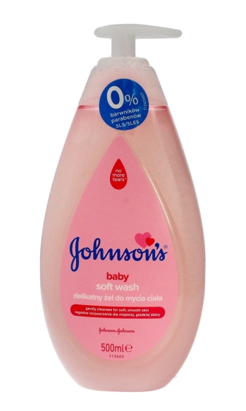 Johnson`s Baby Delikatny Żel do mycia ciała dla dzieci  500ml