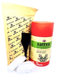 Henna Czerwona, Naturalna Ziołowa Farba do Włosów 150g, Sattva
