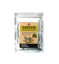 Henna Czarna, Naturalna Ziołowa Farba do Włosów, Sattva, 10g