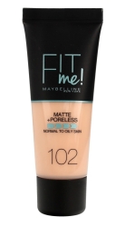 Maybelline Fit Me! Podkład matujący nr 102 Fair Ivory  30ml