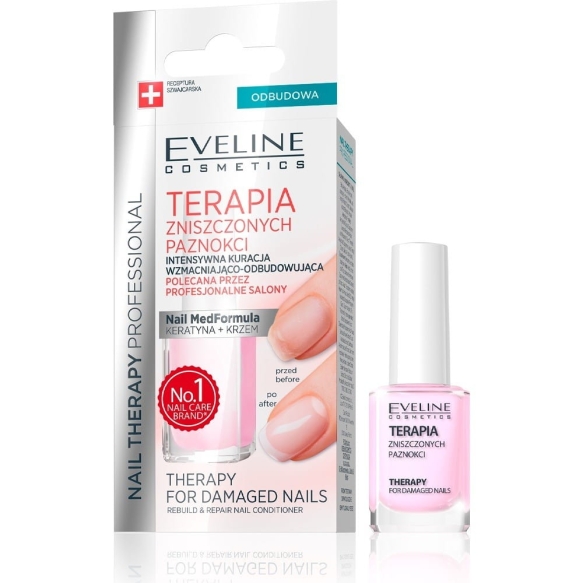 Eveline Nail Therapy Intensywna Kuracja wzmacniająco-odbudowująca  12ml