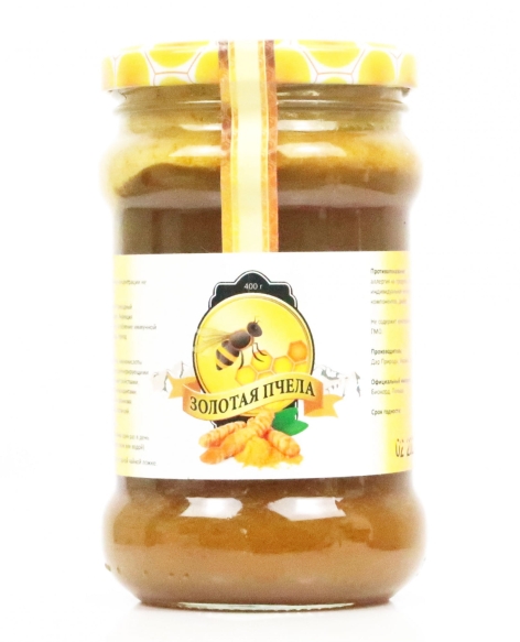Mumio z Miodem i Kurkumą "Złota Pszczoła", 100% Naturalne, 400g